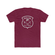Load image into Gallery viewer, Asheville Ale Tail Men's Cotton Tee - Silver Logo