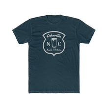 Load image into Gallery viewer, Asheville Ale Tail Men's Cotton Tee - Silver Logo