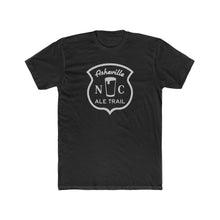 Load image into Gallery viewer, Asheville Ale Tail Men's Cotton Tee - Silver Logo
