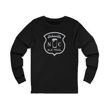 Load image into Gallery viewer, Asheville Ale Trail Unisex Long Sleeve - Silver Logo
