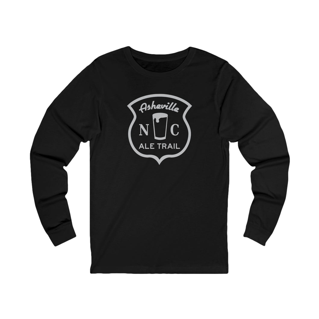 Asheville Ale Trail Unisex Long Sleeve - Silver Logo