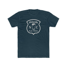 Load image into Gallery viewer, Asheville Ale Tail Men&#39;s Cotton Tee - Silver Logo
