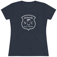 Load image into Gallery viewer, Asheville Ale Trail Women&#39;s Triblend Tee
